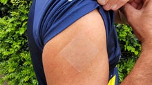 Load image into Gallery viewer, B1 Thiamine Vitamin Patches 150mg 0718157047082 Photo of patch on skin